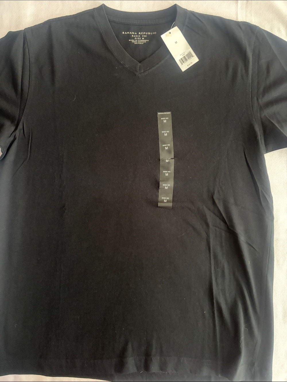 Banana Republic Men’s Black V-Neck Tee
